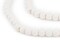 The Bead Chest Natural 6mm Wooden Beads in White for Jewelry Making – Round Loose Wood Spacer Beads I Approximately 75 Beads
